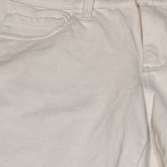 Coldwater Creek Women’s Petite 8 Ivory Stretch Pants Straight Leg - Picture 4 of 4